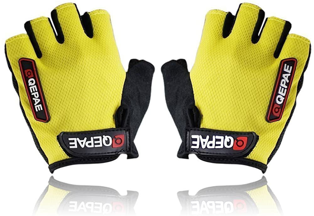 Men's Women's Non-Slip Half Finger Gloves Sportswear Bicycle Cycling Short Glove 
