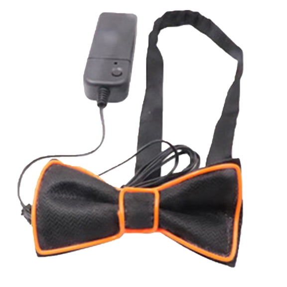 Men's LED Light-Up Bow Tie for Parties, Raves, Concerts, and Costume Events (Without batteries)