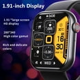 thumbnail image 3 of COM1950s 1.91 Inch High-Definition Large Screen with Metal Casing, Bluetooth Call Watch, Multi Sport Bracelet Watch, 3 of 8
