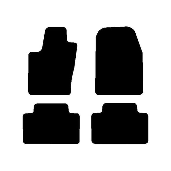 Auto Mats and Accessories 4 Piece Set Custom Carpeted Floor Mats Compatible with 2011-2015 Jeep Grand Cherokee (Black) Made in the USA