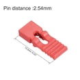 thumbnail image 2 of 30pcs 2.54mm Pin Header,Jumper Cap Lengthened Short Circuit Connection Cap Red, 2 of 5