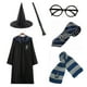 thumbnail image 1 of Harry Potter 6pc Set Magic Wizard Cosplay Fancy Dress Cape Cloak Costume, 1 of 5