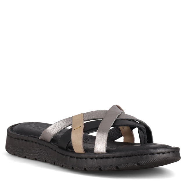 Born Women Buta Sandals, Medium Width, Slip On, Black