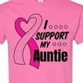 thumbnail image 4 of Inktastic Breast Cancer Awareness I Support My Auntie with Pink Ribbon T-Shirt, 4 of 5