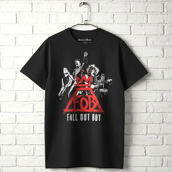 Fall Out Boy Band Logo Men's T Shirt