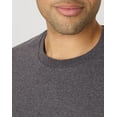 thumbnail image 5 of Hanes Men Crew neck T-Shirt 4-Pack ComfortSoft 100% Cotton Heavyweight Tee Plain, 5 of 6