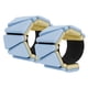 thumbnail image 1 of 2 pulseras de pesas para muñecas y piernas, ajustables para correr, pilates, bailar, trotar y hacer barra. azul y amarillo, 1 of 9