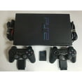 thumbnail image 1 of Sony Playstation 2 PS2 Console Bundle 2 Wireless Controllers (Used) E, 1 of 1