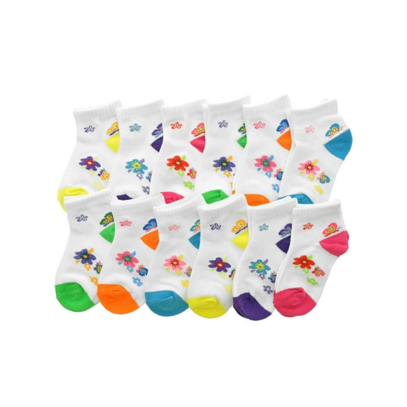 Angelina Unisex Low Cut Trainer Socks (12-Pairs)
