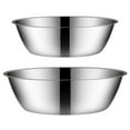 thumbnail image 1 of 2PCS Stainless Steel Vegetables Soup Basin Household Kitchen Cooking Basin, 1 of 6