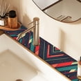 thumbnail image 2 of Yayeee Faucet Mat for Kitchen Sink 30" Diatomite Long Splash Guard Pad, Orange Abstract Lines, 2 of 7