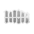 thumbnail image 2 of Miniature Silicone Casting Molds (Candle & Plaster Forms, Craft House Shapes), 12Pc Mini House Silicone Molds For Casting, For Candles, Plaster, And Craft Projects, Meiiso, 2 of 8