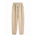thumbnail image 2 of Kmbangi Women Harem Pants Casual Solid Color Trousers with Drawstring Pocket, 2 of 9