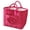 Rose, variant on Gingham Fabric Quilted Storage Basket for Organizing, Basket Organizer Gift Baskets with Handles, Storage Bins for Toys, Books, Towels, and Clothes, Collapsible Fabric