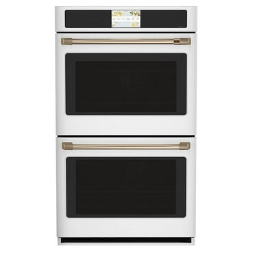 Café CTD90DP4NW2 30 inch Matte White Double Electric Convection Wall Oven