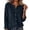 Navy, variant on Yangnuo Women's Solid Color V-Neck Blouse, Elegant Ruffled Sleeveless Tank Top, Casual Loose-Fit Summer Shirt