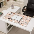 thumbnail image 3 of Long Mouse Pads for Desk,Colorful Chicken Floral Pattern Desk Mats on Top Of Desks, Desk Mouse Pad Extra Large with 3mm Non-Slip Base and Stitched Edge for Gaming,Office,Work,Home 31.5x15.7in, 3 of 5