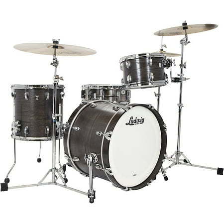 Ludwig Classic Oak 3-Piece Downbeat Shell Pack With 20" Bass Drum Smoke