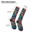 thumbnail image 2 of Fotbe Colorful Fish Calcetas Divertidas Estampadas para Hombre y Mujer, Calcetas de Algodón hasta la Rodilla para Caminar, Correr, Enfermería y Embarazo, 2 of 6