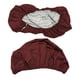 thumbnail image 5 of Fundas de cojín perfecl Funda elástica de piel sintética para banco de coche Color rojo oscuro, 5 of 8