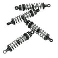 thumbnail image 1 of Front Rear Shock Damper, Front And Rear Shock Absorbers  Reduce Vibration Wear Resistant Improve Stability  For 1/18 RC Car Black, 1 of 8