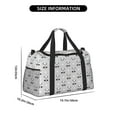 thumbnail image 3 of Fotbe Panda Bear Bolsa de Viaje con Estampado, Bolsa de Fin de Semana para Mujer con Compartimento para Zapatos, Bolsa de Gimnasio con Bolsillo Húmedo, 3 of 7