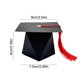 thumbnail image 3 of Cajas de dulces con forma de birrete de graduación: cajas de regalo de papel con borla para fiestas, cajas de dulces para celebraciones de graduación y obsequios para ceremonias de graduación., 3 of 6
