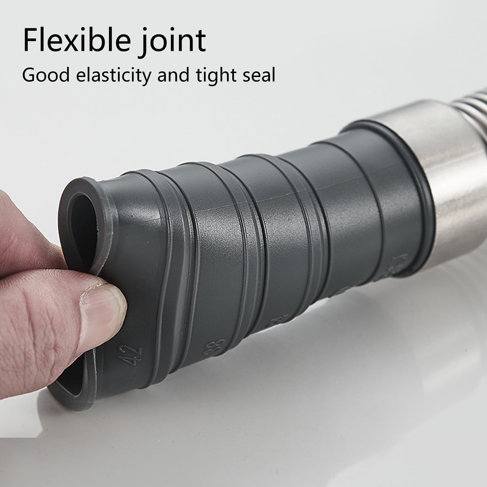 Multifuntional Stainless Steel Drain Hose Washing Machines Hose Suitable for Home and Small Business Environments