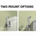 thumbnail image 2 of Rociador de Bidé de Mano para Inodoro, Control de Presión de Agua Ajustable con Manguera de Bidé para Lavado Femenino, Pañal de Tela de Grifo de Bidé Cepillado de Acero Inoxidable para Lavado de Bebé, 2 of 7