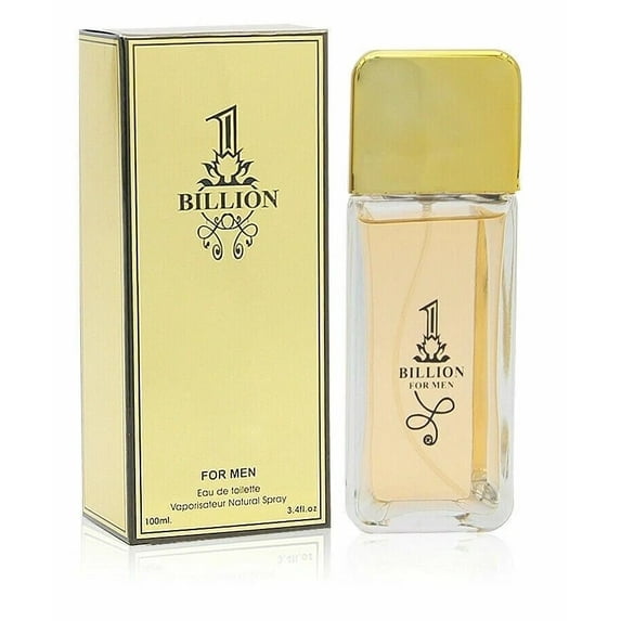 1 Billion Eau de Parfum Spray for Men, 3.4 oz / 100 ml – Long Lasting Scent – New in Sealed Retail Box – Masculine Fragrance – Gift Ready
