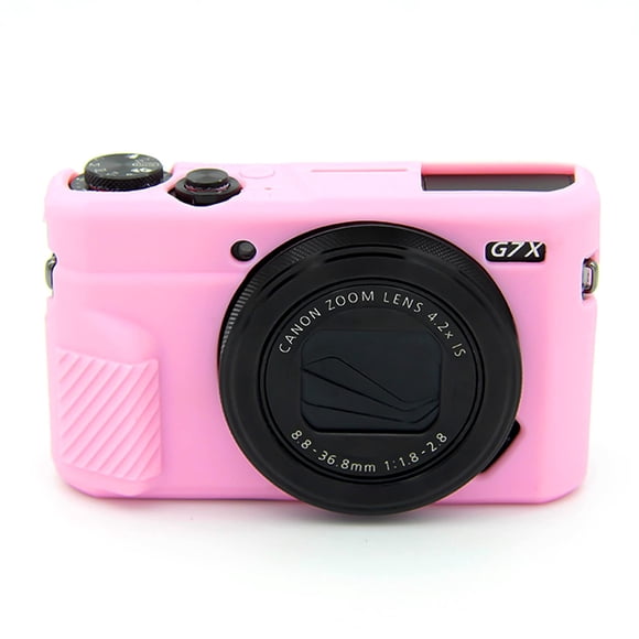 Funda de Silicona Rosa Easy Hood G7X Mark II para Canon