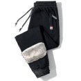 thumbnail image 1 of Pantalones de lana abrigados de invierno para hombre, pantalones de chándal térmicos informales gruesos de lana de cordero, pantalones masculinos de marca a la moda para hombre, Joggers, 1 of 5