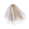 thumbnail image 1 of nupcial + peine 2/3/4 capas - Champagne Spray Black Mesh-4 Ply, Yuyangstore Velo de novia de boda, 1 of 8