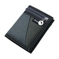 thumbnail image 4 of Men Canvas ID credit Card Holder Clutch Bifold Coin Purse Chain Wallet Pocket, 4 of 5