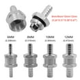 thumbnail image 3 of Check Valve Pneumatic Fitting Quick Waterproof Lightweight One-way Valves Coupling Connector Durable Coupler for Air Compressor 10MM, 3 of 5