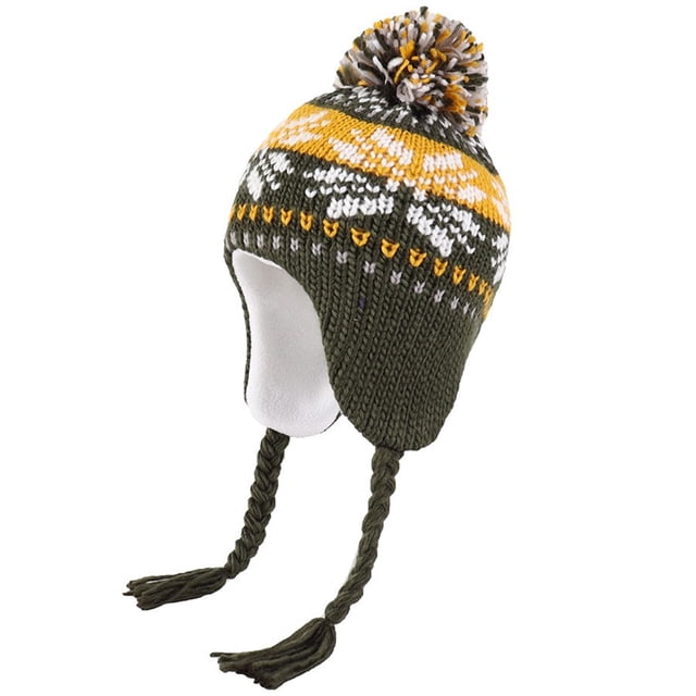Hat for Winter Outdoor Wear Stylish Rib Knit Earflap Warm Winter Accessories for Everyday Use