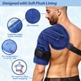 thumbnail image 6 of KingPavonini XL Shoulder Ice Pack Rotator Cuff Cold Therapy, Reusable Gel Ice Pack for Shoulder Injuries, Shoulder Ice Pack Warp for Pain Relief, Swelling, Shoulder Surgery,Blue, 6 of 7