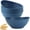 Blue, variant on Homienly 9.6" Oval Serving Bowls Set of 4, 60 oz, Wheat Straw Material, Microwave & Dishwasher Safe, White