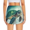thumbnail image 4 of Goofa Watercolor Turtle1 Printed Women 2 in 1 Running Shorts,Quick Dry Athletic Workout Shorts,High Waisted Athletic Shorts with Liner Pockets-Small, 4 of 9