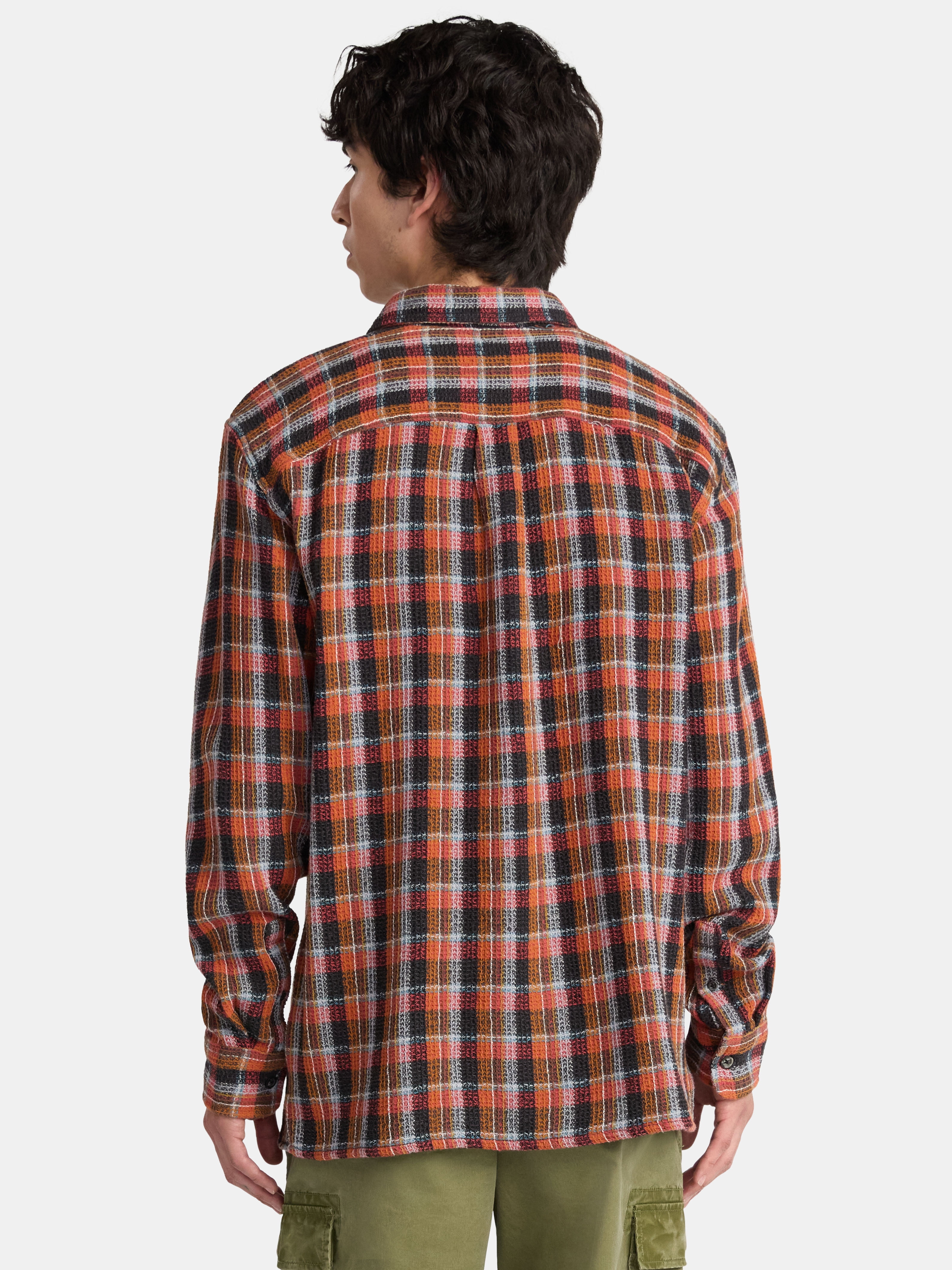 No Boundaries Men's & Big Men's Long Sleeve Textured Shirt , Sizes XS-5XL