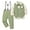 Light Green, variant on CARETOO Toddler Boy Clothes Suit Formal Dress Shirt+Bowtie+Vest+Boutonniere+Suspender Pants Boys Gentleman Outfits Set Size 7t