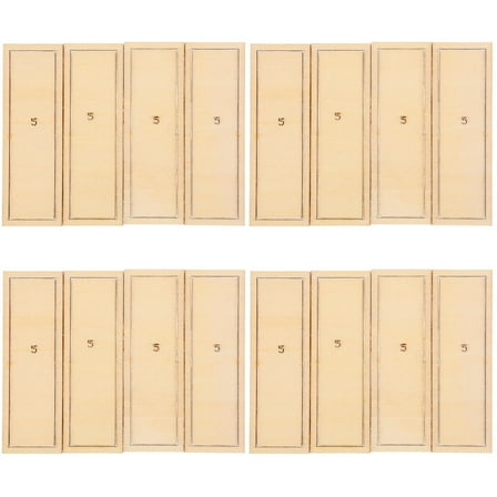 HOMEMAXS 16 Sets  Chinese Doll House Furniture Accessories Antique Miniature Screen Model Dollhouse Layout Prop