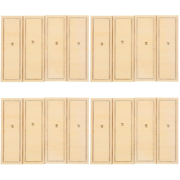 HOMEMAXS 16 Sets  Chinese Doll House Furniture Accessories Antique Miniature Screen Model Dollhouse Layout Prop