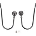 thumbnail image 1 of Curtain Tieback Iron Curtain Holdbacks for Curtains 2Pcs Wall Mounted Hooks, 1 of 5