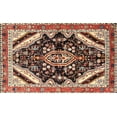 thumbnail image 1 of Ahgly Company Indoor Rectangle Traditional Saffron Red Persian Area Rugs, 3' x 5', 1 of 6