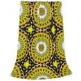 thumbnail image 2 of Bingfone Yellow Mandala Print Flannel Fleece Blanket Throw Blanket For Bed,Sofa,Couch,Travel,Camping(50"X40"), 2 of 9
