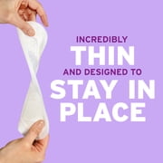 Poise Microliners Incontinence Panty Liners, 1 Drop, Extra Coverage, 80 Count