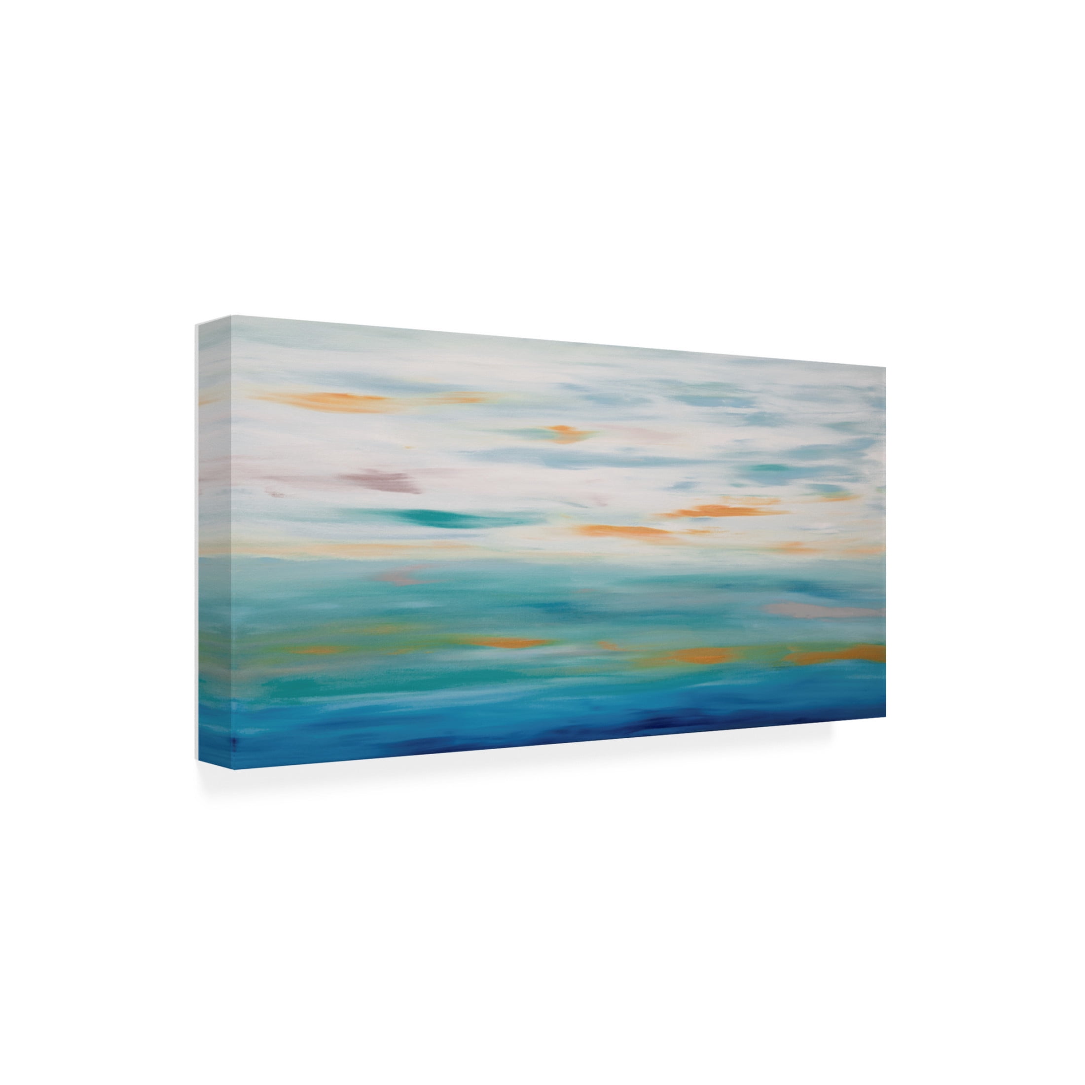 Canvas Wall Art - Hilary Winfield 'Sunrise 57' Wall Art for Living Room, Bedroom, or Office Décor by Trademark Fine Art - 24 x 12 Inches