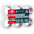 thumbnail image 1 of Cinta de embalaje PROMAXCO Heavy Duty, 6 rollos, 65 yardas, transparente, 1 of 6