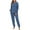Light Blue, variant on FAWUUDO Women's Pajama Set Long Sleeve Top With Jogger Pants Lounge Sets Sleepwear Loungewear with Pockets